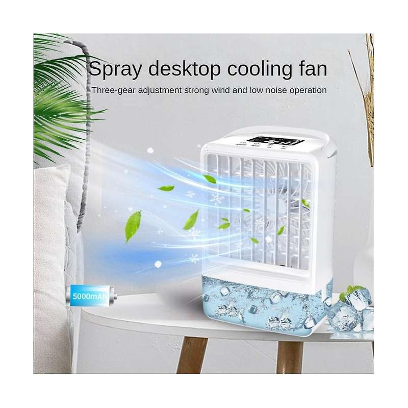 Desktop Water-cooled Fan Usb Air-conditioning Fan Portable Air Cooler Refrigeration Small Spray Mut