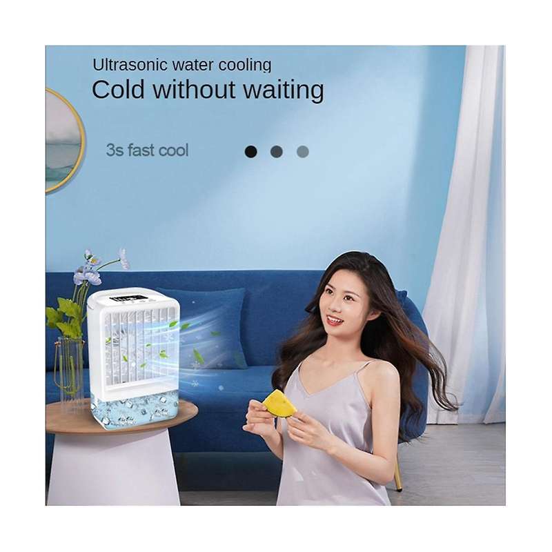 Desktop Water-cooled Fan Usb Air-conditioning Fan Portable Air Cooler Refrigeration Small Spray Mut