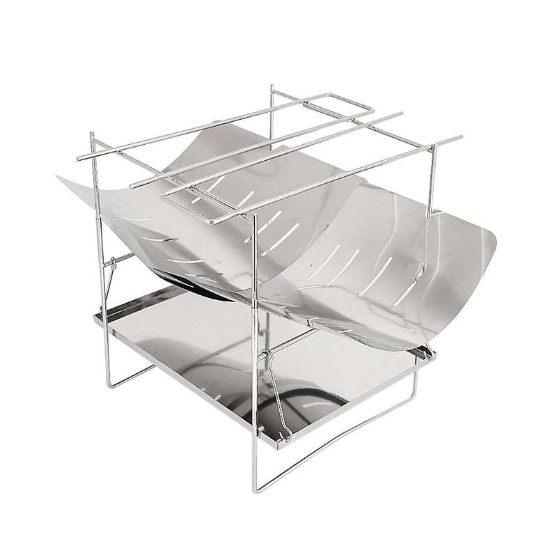 Detachable Bbq Grill Fire Pit Outdoor Camping Equipment, Folding Campfire Grill, Folding Stainless S