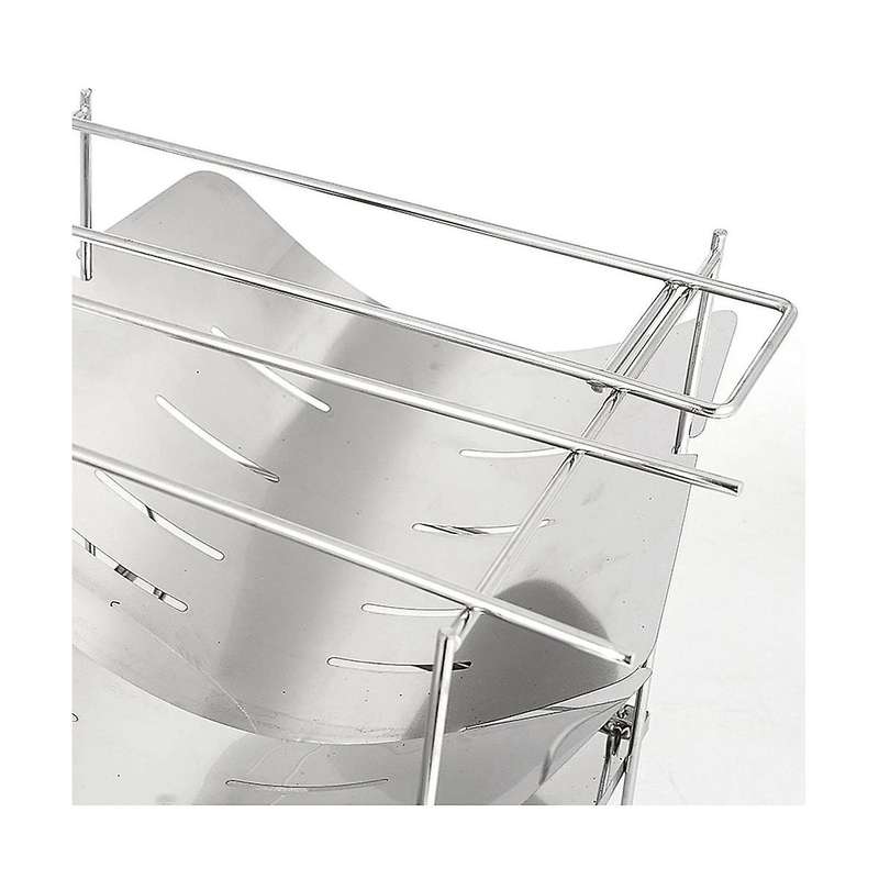 Detachable Bbq Grill Fire Pit Outdoor Camping Equipment, Folding Campfire Grill, Folding Stainless S