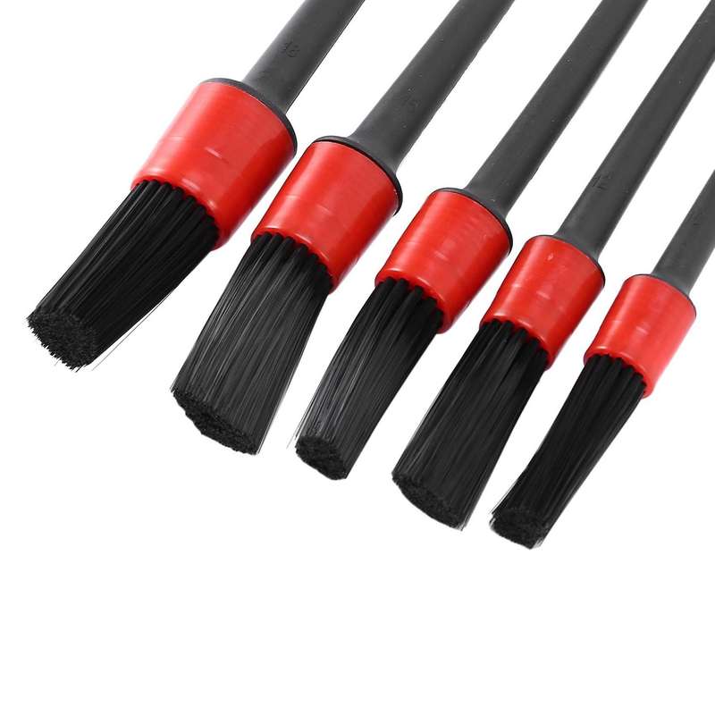 Detail Brush (5 Piece Set), Automatic Cleaning Brush Set