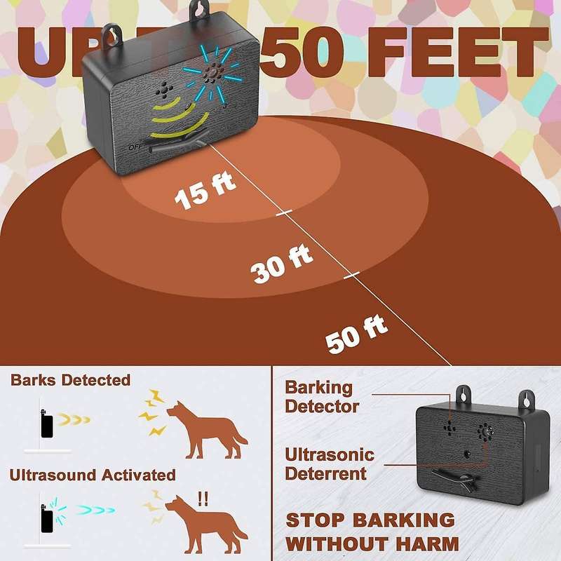 Devices, Rechargeable Ultrasonic Dog Control Device Waterproof Outdoor Use Safety Dog Repellent De
