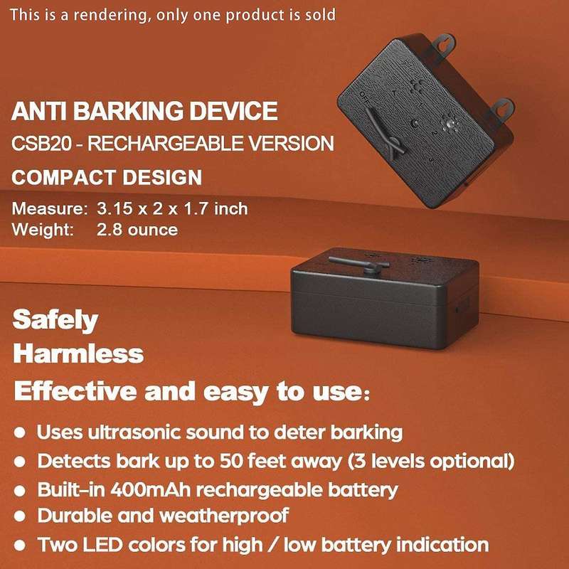 Devices, Rechargeable Ultrasonic Dog Control Device Waterproof Outdoor Use Safety Dog Repellent De