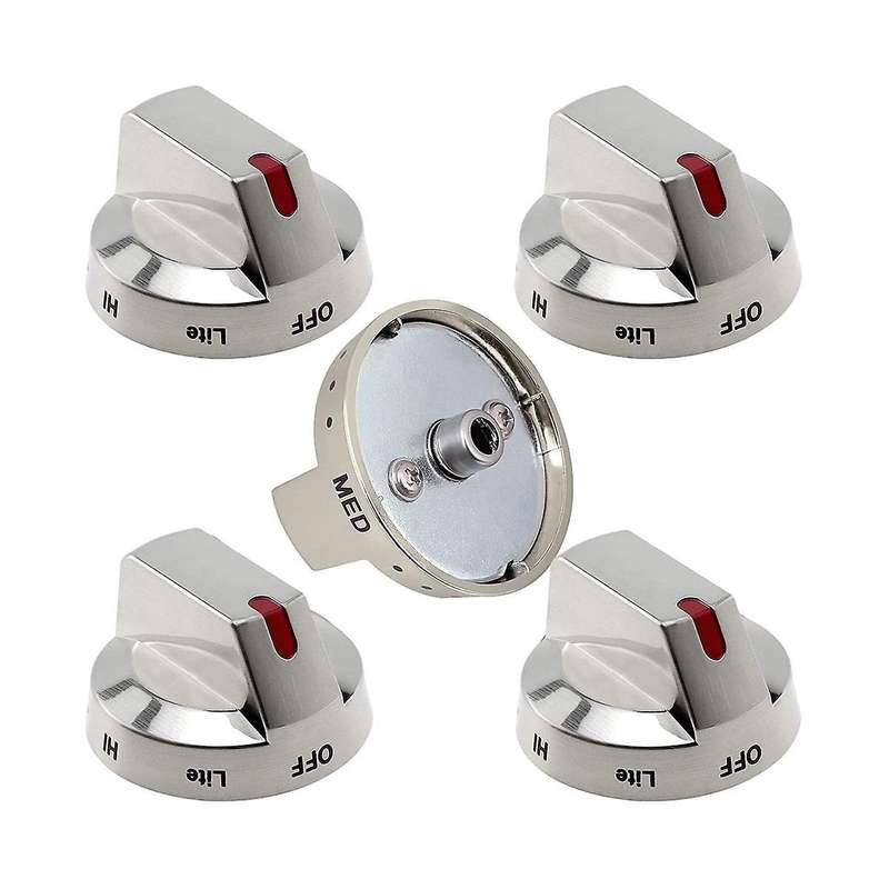 Dg64-00473a Top Burner Dial Knobs for Range Oven Gas Range Replacement Nx58f5700ws Nx58h5600ss Nx58
