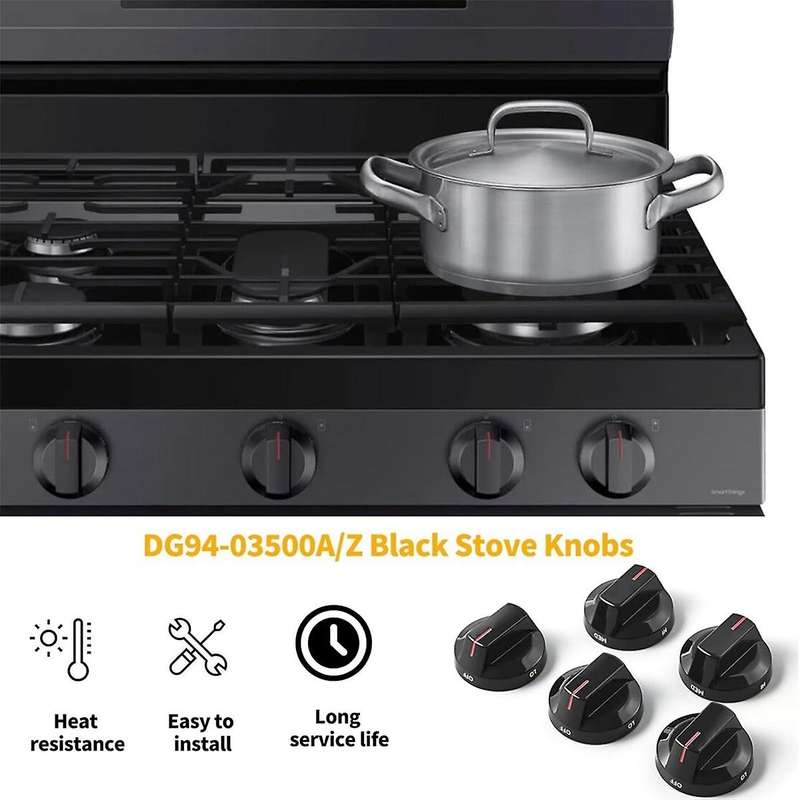 DG94-03500A/Z Stove Knob Replacement Parts for Stove Parts DG94-03500U Burner Knob for NX60T811SS NX
