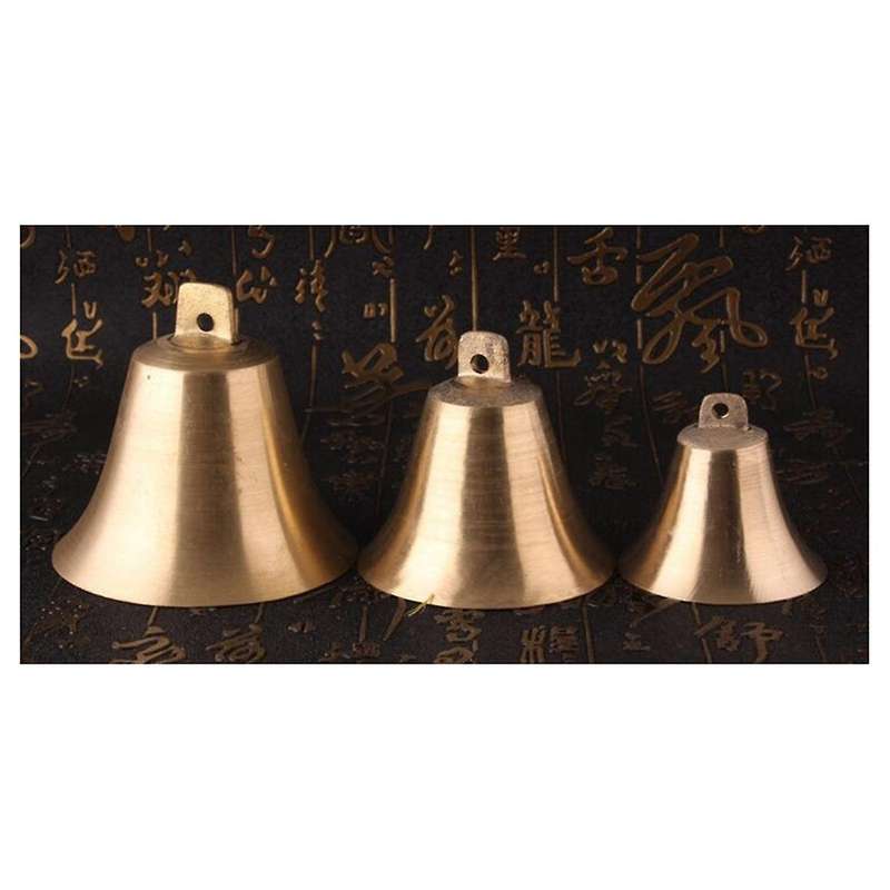 Diameter 8CM Christmas Sleigh Bell Ornament Bell Christmas Dinner Bell School Call Bell