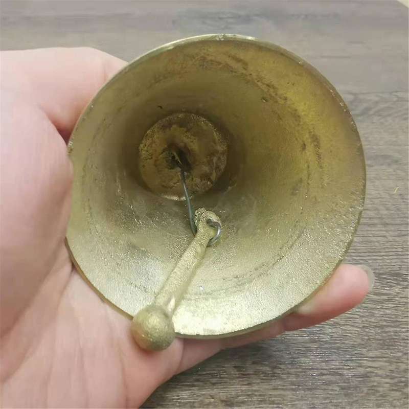 Diameter 8CM Christmas Sleigh Bell Ornament Bell Christmas Dinner Bell School Call Bell