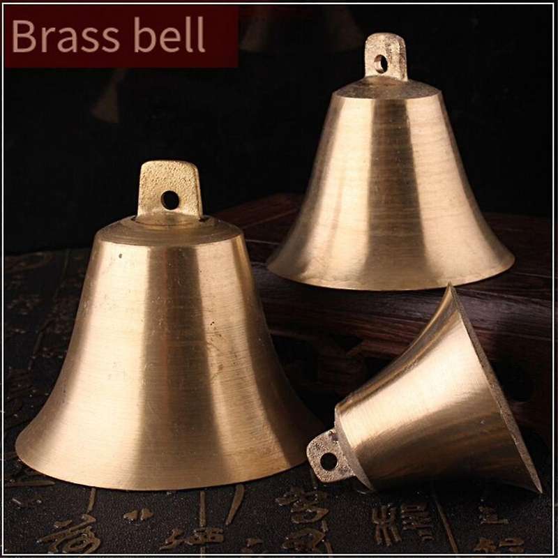 Diameter 8CM Christmas Sleigh Bell Ornament Bell Christmas Dinner Bell School Call Bell