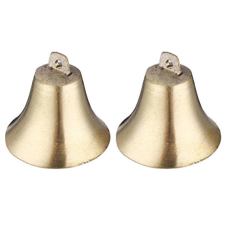 Diameter 8CM Christmas Sleigh Bell Ornament Bell Christmas Dinner Bell School Call Bell