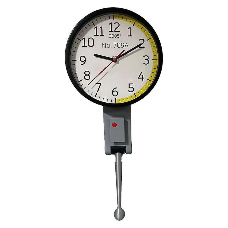 Dial Indicator Wall Clock Great Gift for Mechanical Engineers Dial Wall Clock