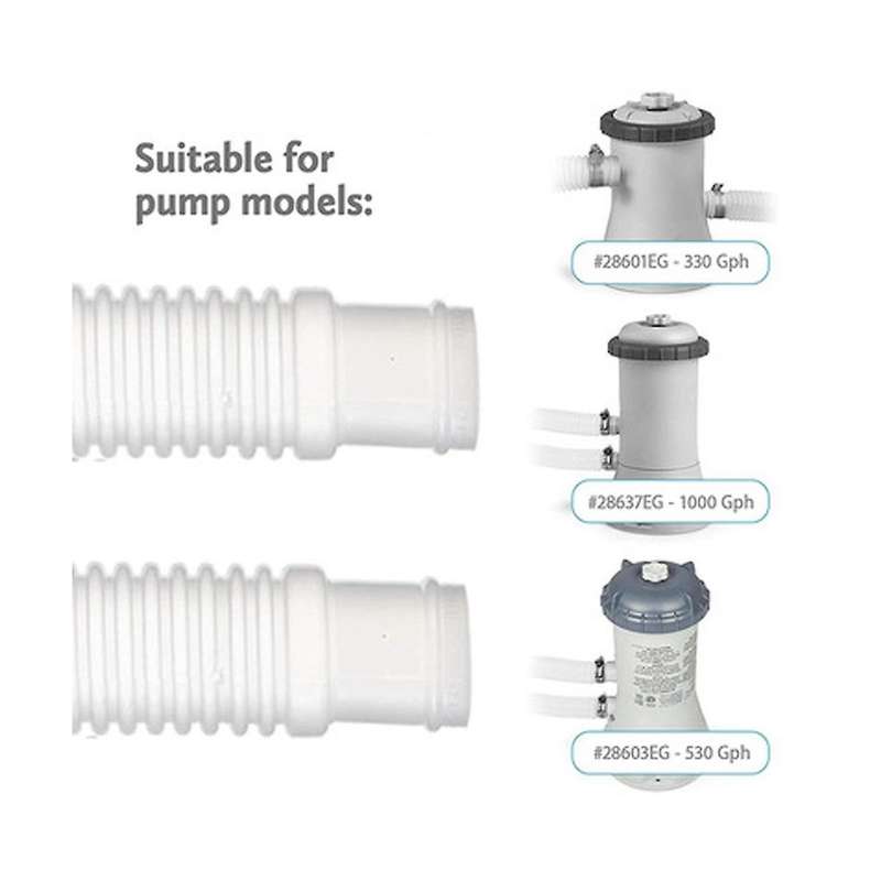 Diameter Easy to Install Accessory Pool Pump Replacement Hose - 59inch Long for Models 300/330/530/