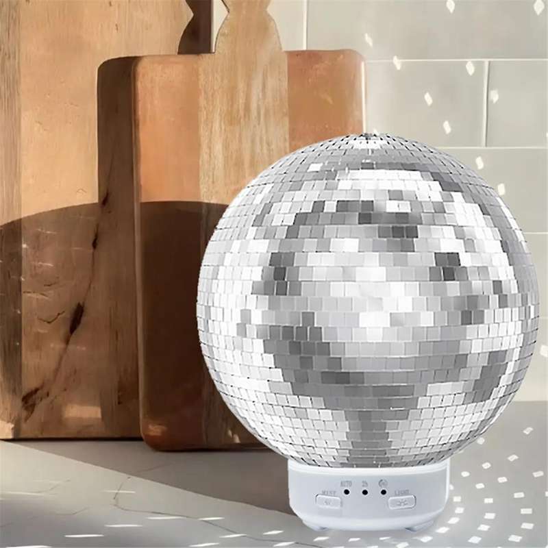 Diffuser Humidifier Rotatable Aromatherapy Humidifier Ultra Atomization Rotating Base 7 Colorful Ni