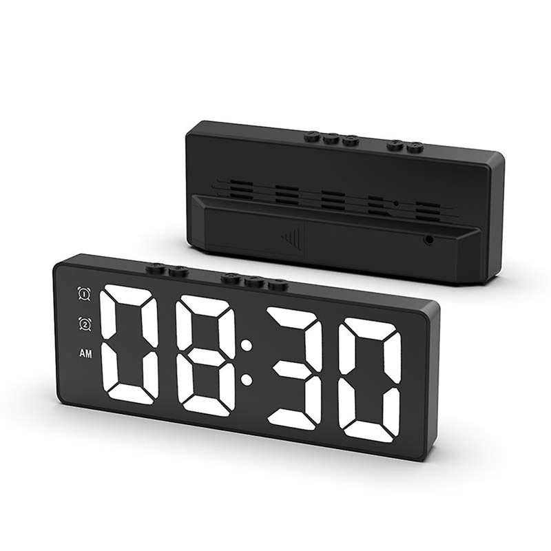 Digital (Powered By Battery) or USB Powered Table Clock Snooze Night Mode 12/24H Electronic LED Clo