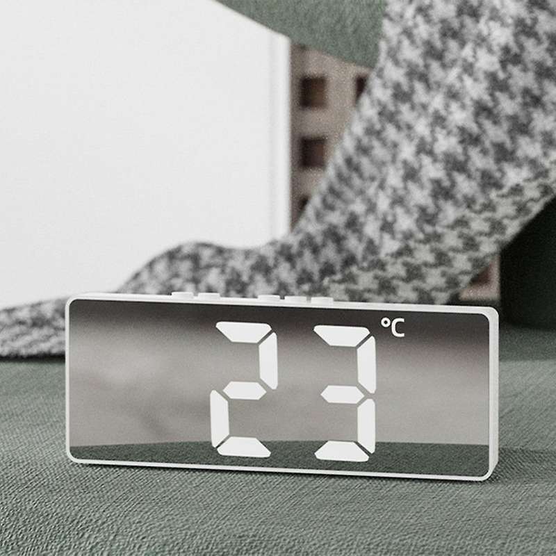 Digital (Powered By Battery) or USB Powered Table Clock Snooze Night Mode 12/24H Electronic LED Clo