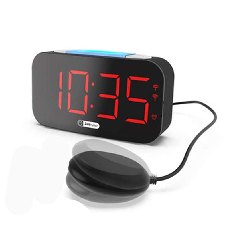 Digital Alarm Clock LED Clock with Brightness Control and Snooze Easy to Use for Bedroom Bedside Hom