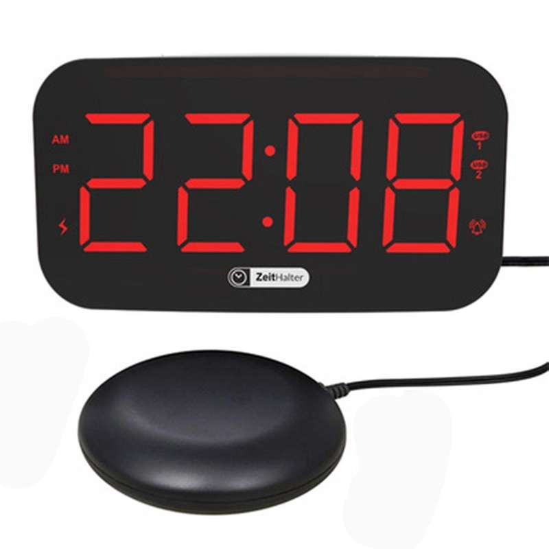 Digital Alarm Clock LED Clock with Brightness Control and Snooze Easy to Use for Bedroom Bedside Hom