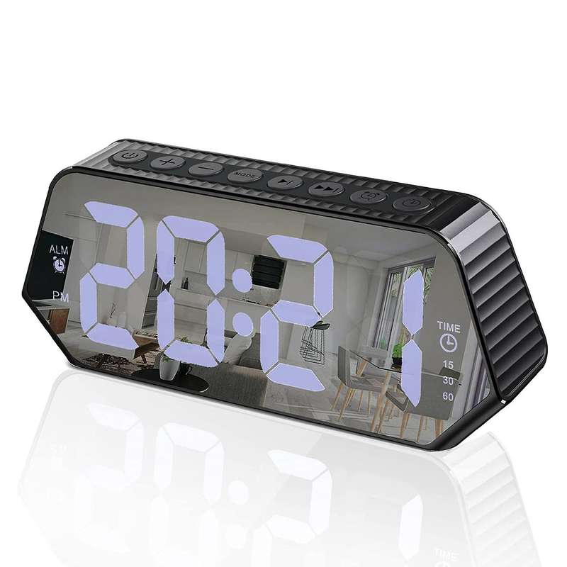 Digital Alarm Clock, Digital Clock Large Display with Sound Machine ,for Bedroom Living Room