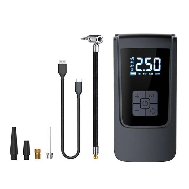 Digital Display Air Compressor Tire Inflator Cordless for Car Bicycle Tire Air Pump Portable Inflat
