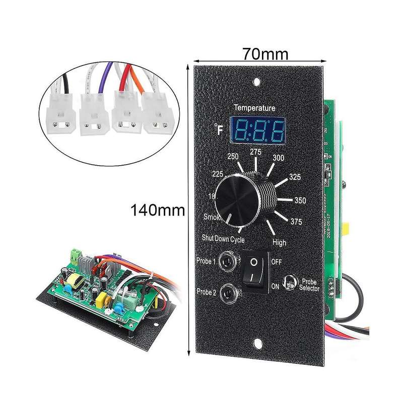 Digital Controller Grills Kit with 2 Meat Probes and Temperature Sensor for Grills Accessories