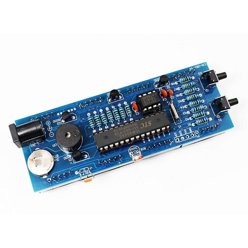 Digital Clock Kit Light Control 1 Inch LED Digital Tube 51 Microcontroller Electronic Clock DIY Part