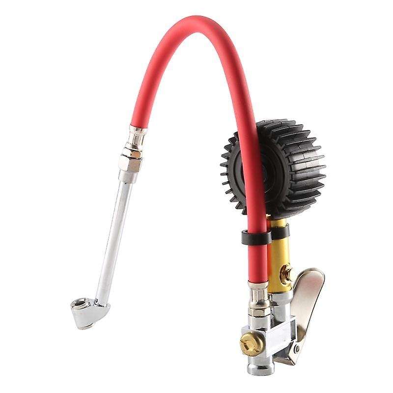 Digital Car Air Tire Gauge Inflator Meter Pressure Manometer with Pvc Pipe Hose for Air Compressor