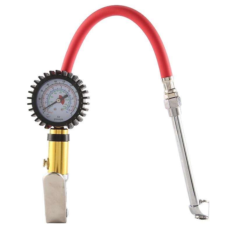 Digital Car Air Tire Gauge Inflator Meter Pressure Manometer with Pvc Pipe Hose for Air Compressor
