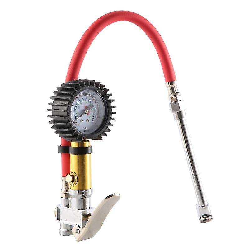 Digital Car Air Tire Gauge Inflator Meter Pressure Manometer with Pvc Pipe Hose for Air Compressor