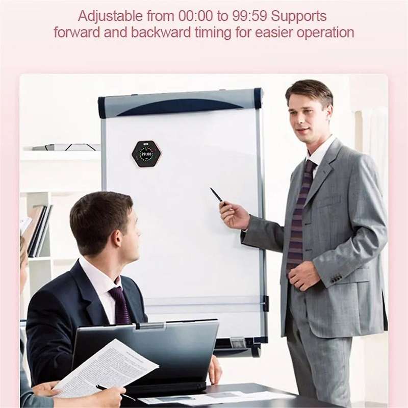 Digital Clock Timer Magnetic Timer Kitchen Hexagon Flip Timer for Studying Cooking Exercising Easy t