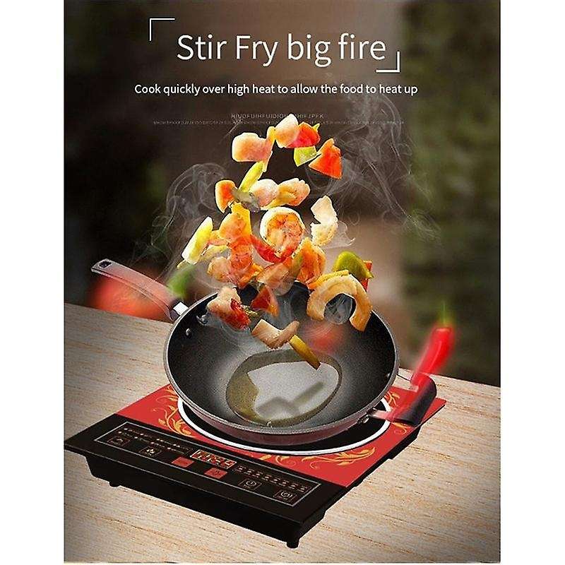 Digital Electric Portable Induction Cooktop Countertop Burner with 8 Power &Temperature Settings Low