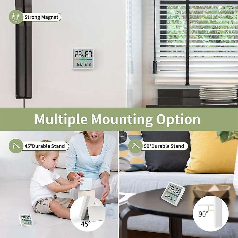 Digital -Hygrometer, Portable Indoor Thermometer-Hygrometer for Room Climate Control, Room Air Monit