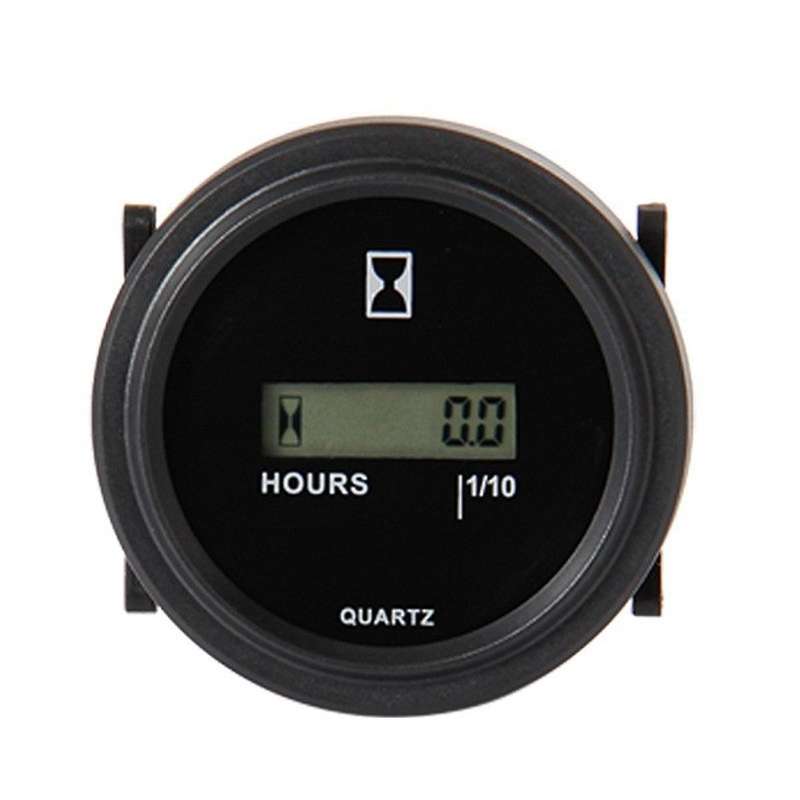 Digital Hour Meter Resettable Running Hours Data Storage for Lawn Mower Tractor Generator Golf Cart