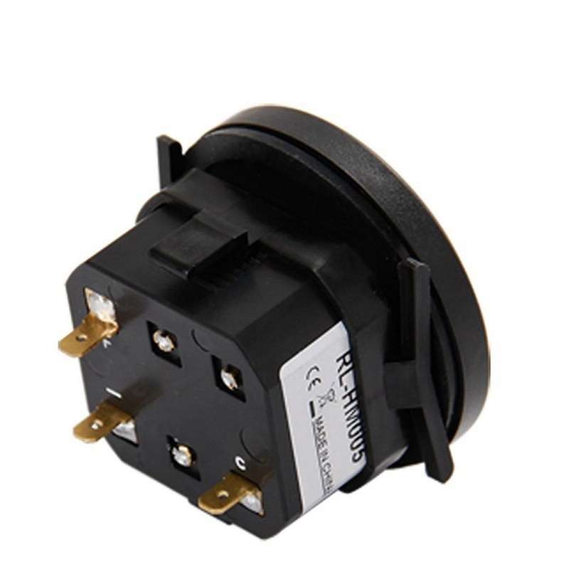 Digital Hour Meter Resettable Running Hours Data Storage for Lawn Mower Tractor Generator Golf Cart
