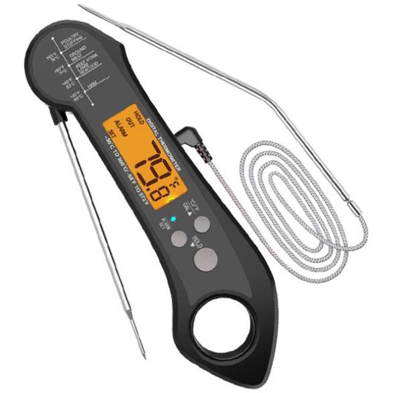 Digital Instant Read Meat Thermometer for Cooking and Grilling,with Backlight&Calibration for Kithce