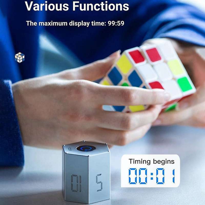 Digital Kitchen Timer for Cooking, Classroom for Kids Visual Countdown Timer Clock with Rechargeable