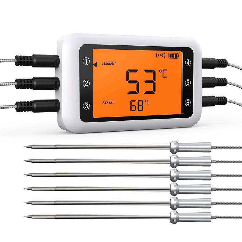 Digital Kitchen Thermometer for Oven Beer Meat Cooking Food Probe BBQ Electronic Oven Thermometer ,W