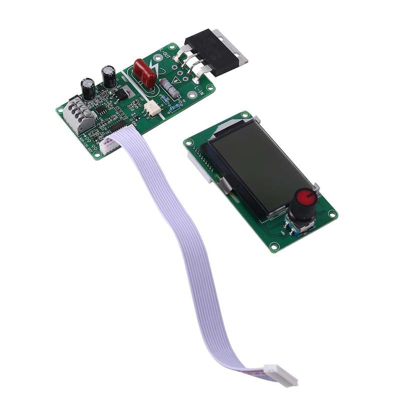 Digital LCD Double Dual Pulse Encoder Spot Welding Machine Transformer Controller Board 100A Electro