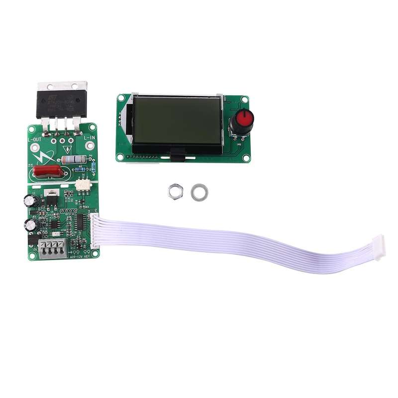 Digital LCD Double Dual Pulse Encoder Spot Welding Machine Transformer Controller Board 100A Electro