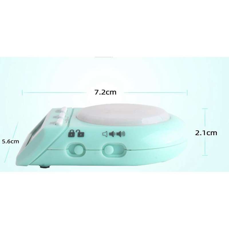 Digital Kitchen Timer with 100 Hour Clock Count Down for Kid Teacher ,45 Display Lcd&security Lock