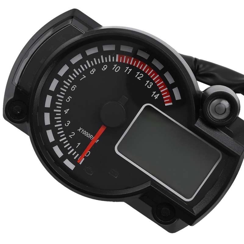 Digital Light LCD Digital Gauge Speedometer Tachometer Odometer for Dirt Bike Modified Off-Road