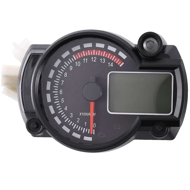 Digital Light LCD Digital Gauge Speedometer Tachometer Odometer for Dirt Bike Modified Off-Road