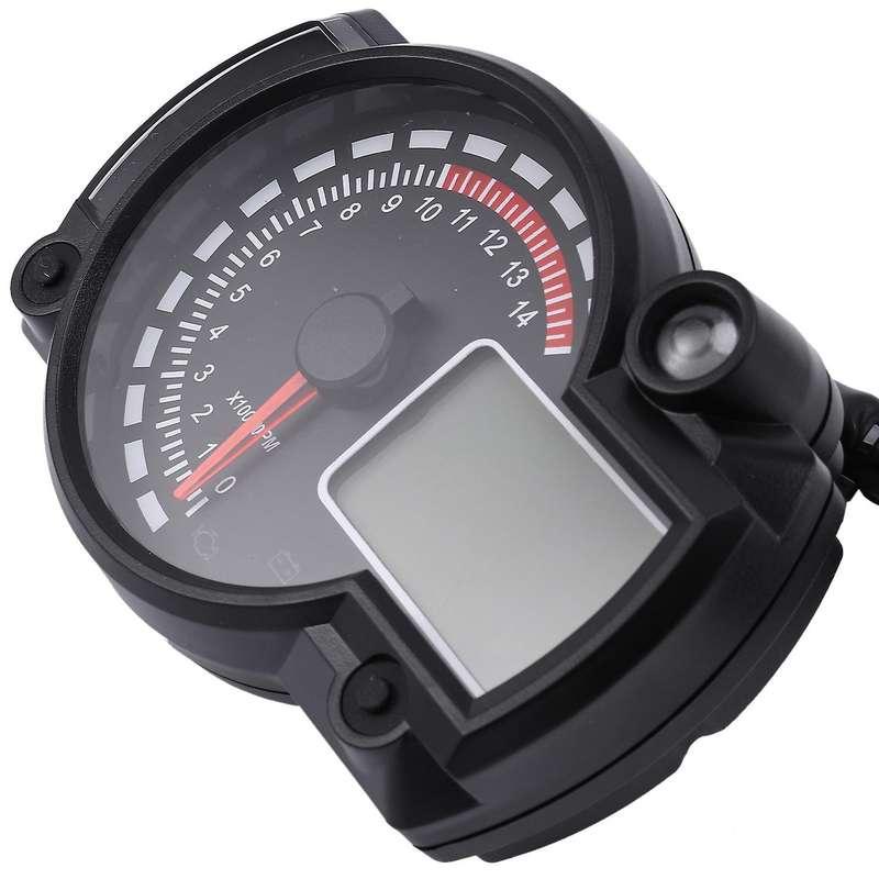 Digital Light LCD Digital Gauge Speedometer Tachometer Odometer for Dirt Bike Modified Off-Road