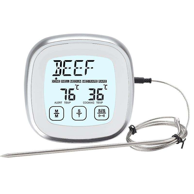 Digital Meat Thermometer for - Oven Kitchen Cooking Instant Temperature Reader Gauge with Metal Wir