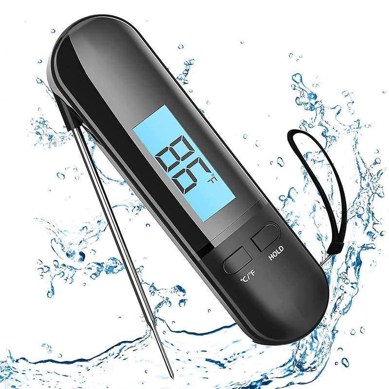 Digital Meat Thermometer for Cooking,Instant Read Food Thermometer with Rotatable Backlit LCD Scree