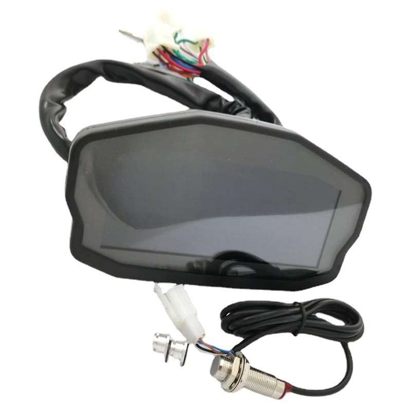 Digital Motorcycle Speedometer LED Dashboard RPM for