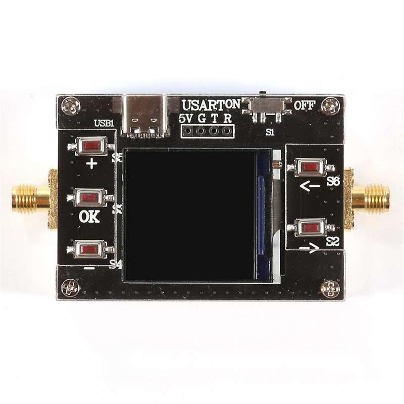 Digital Programmable RF Attenuator Module TYPE-C Type 6G 30DB TFT Display CNC Housing Support Commu