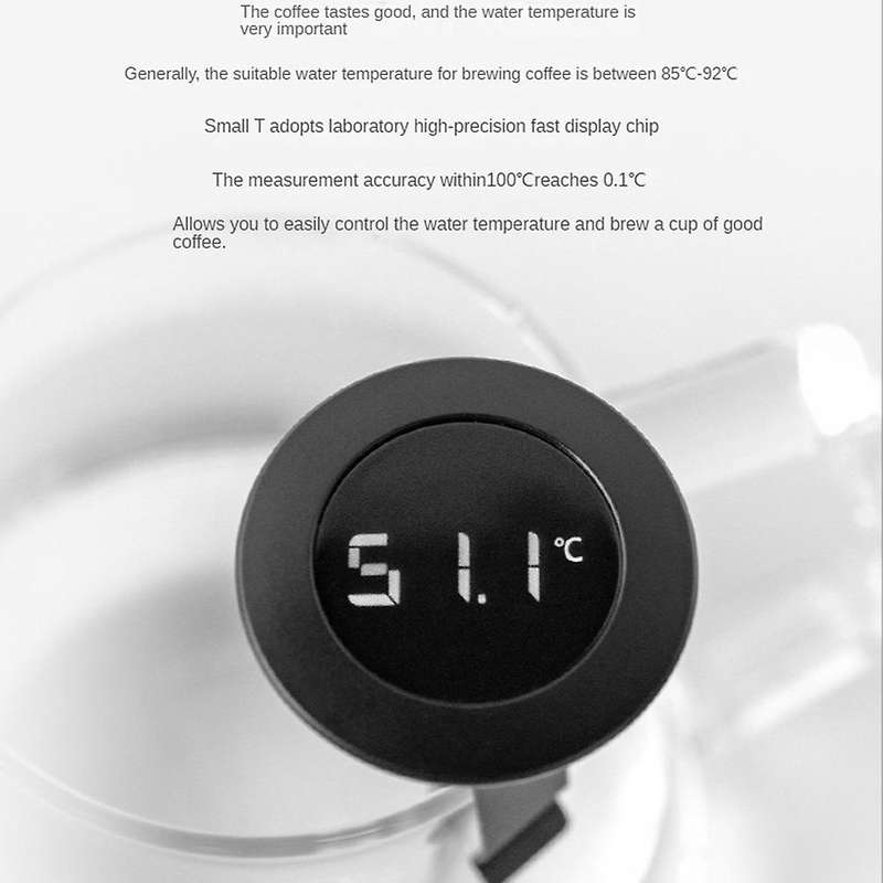 Digital Little T Lcd Display Coffee Thermometer Coffee Maker Tools Portable Thermometer for Kitche