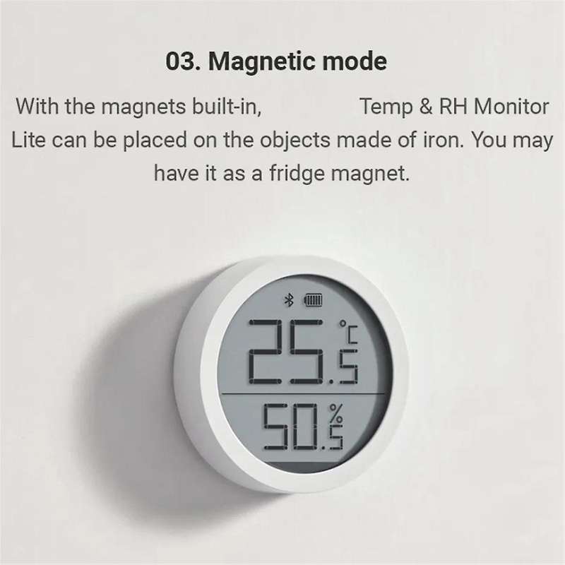 Digital Thermometer Hygrometer M Vision Bluetooth 5.0 High-Precision Electronic Ink Screen Works wit