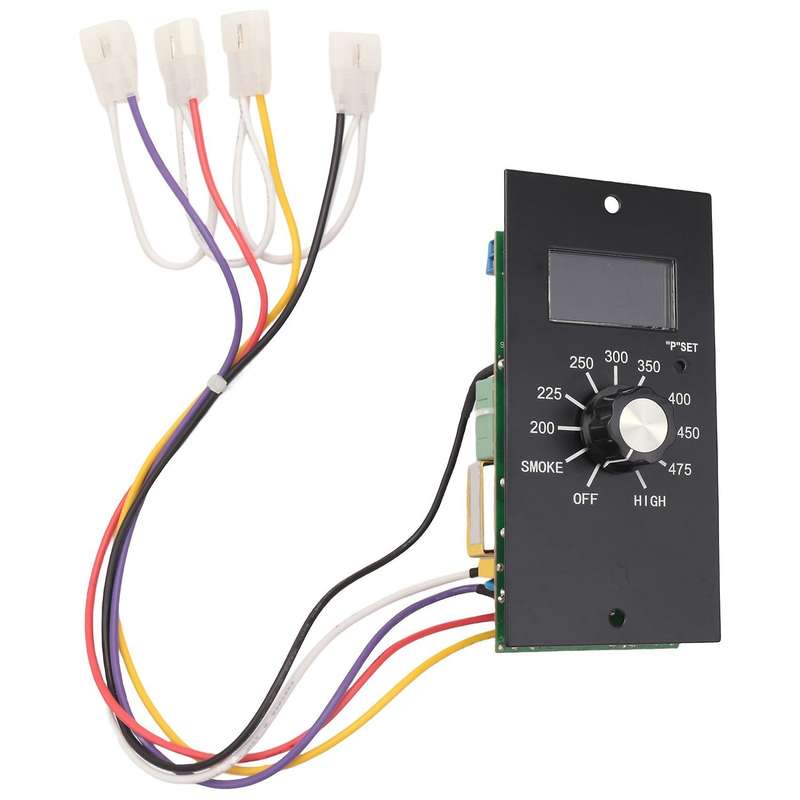 Digital Thermostat Control Board for Wood Pellet Grills, Compatible with Pb700, 340, 440, 820, Bbq