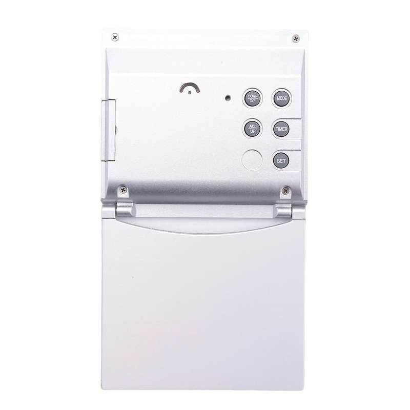 Digital Travel Alarm Clock Battery Operated Portable Large Number Display Clock with Temperature 12