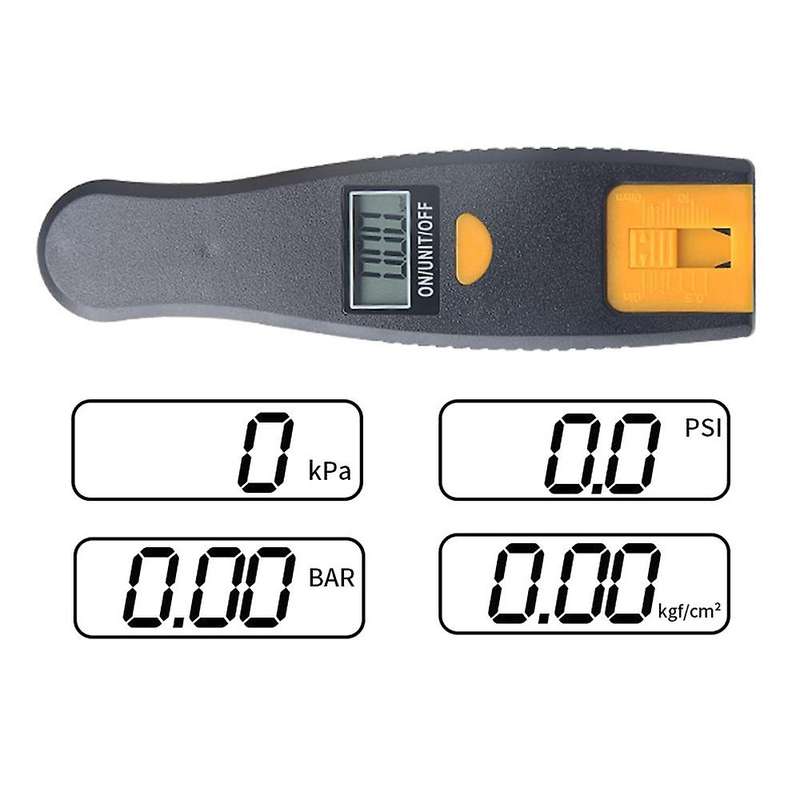 Digital Tire Pressure Gauge Monitor Tread Detection Backlight Tyre Air Meter Truck Bike Car Auto PSI